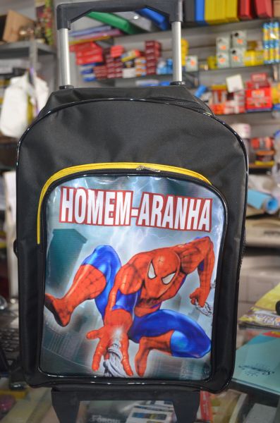 Mochila Rodinha Homem Aranha