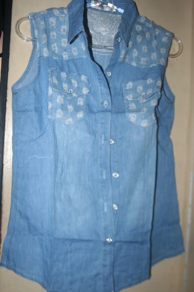 blusa jeans