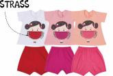 Conjunto Bata  com short cotton